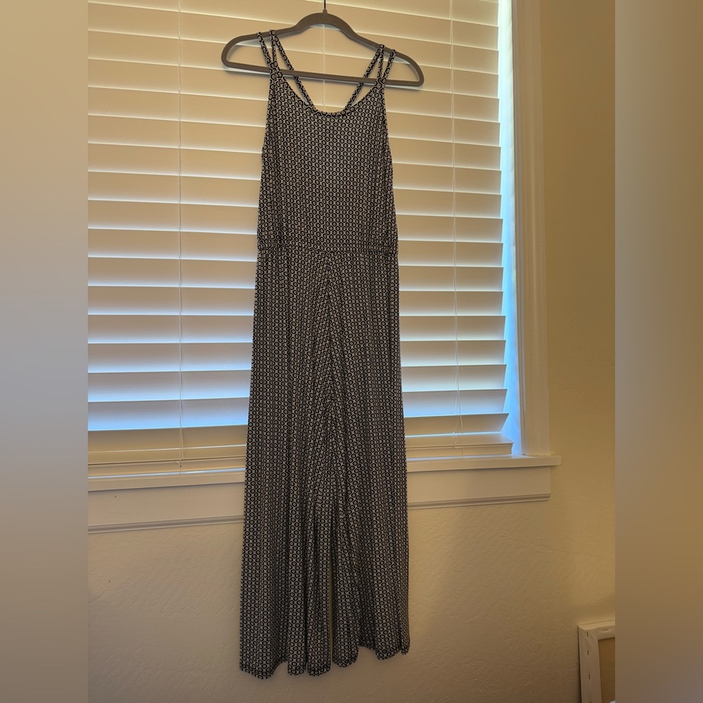 Tucker + Tate Gray Sleeveless Halter Jumpsuit